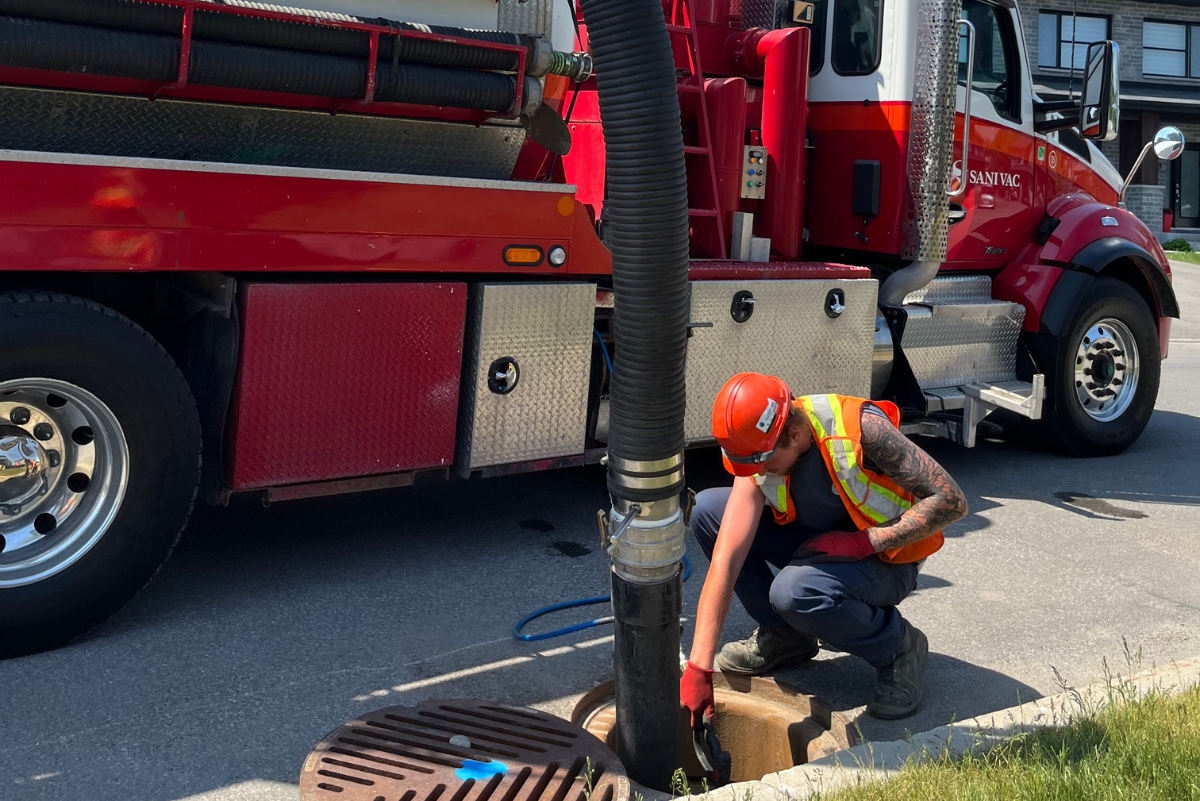 égoutier et nettoyage d'égout sanivac