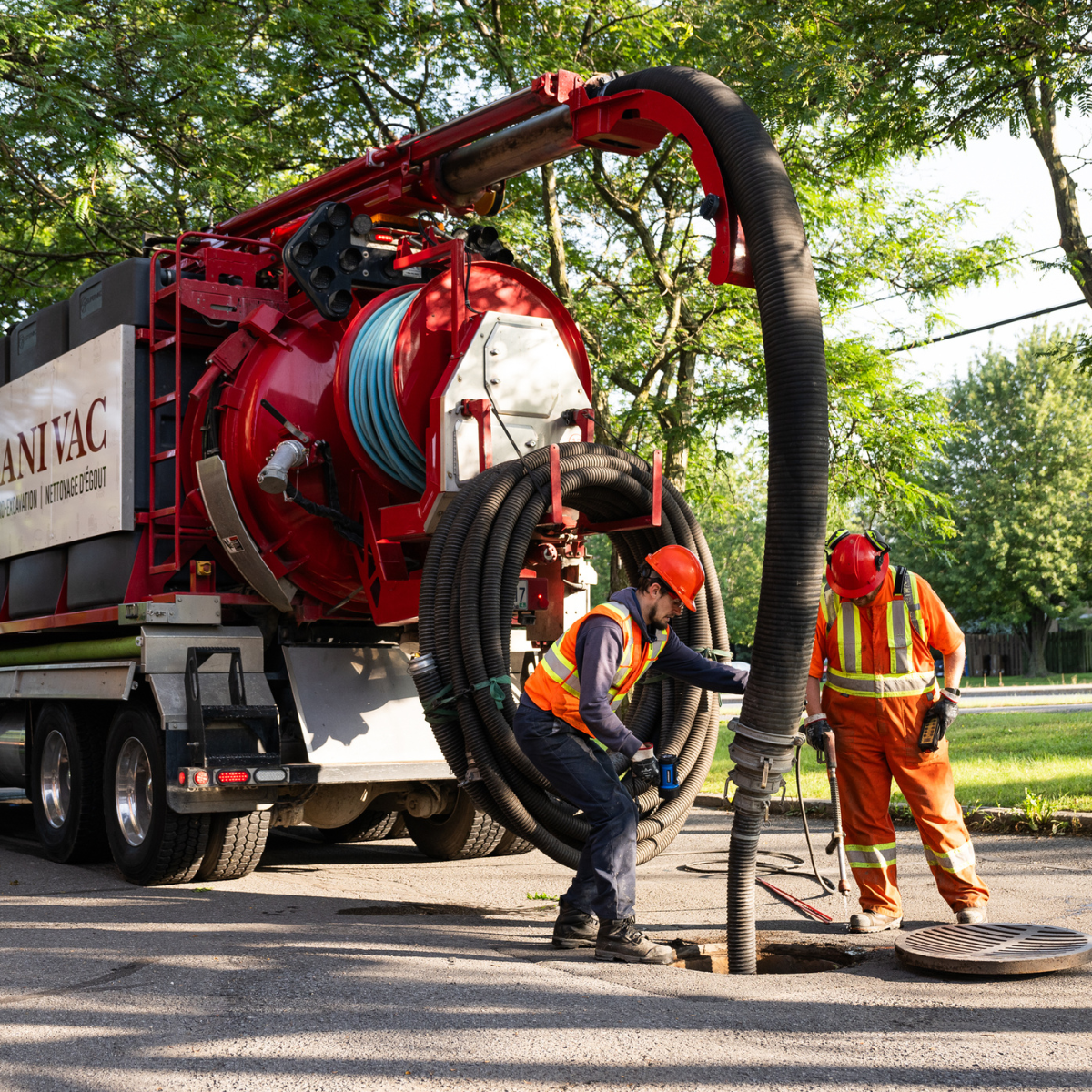 NETTOYAGE D'ÉGOUTS ET PUISARDS - SANIVac