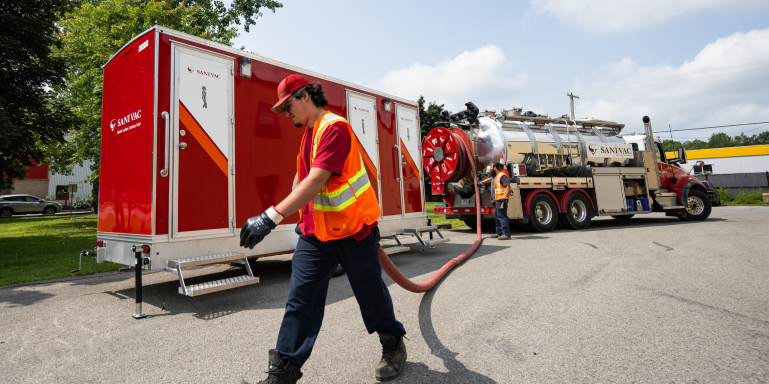 location de roulotte sanitaire - sanivac