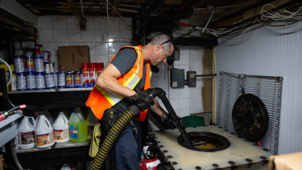 Nettoyage de trappes à graisse