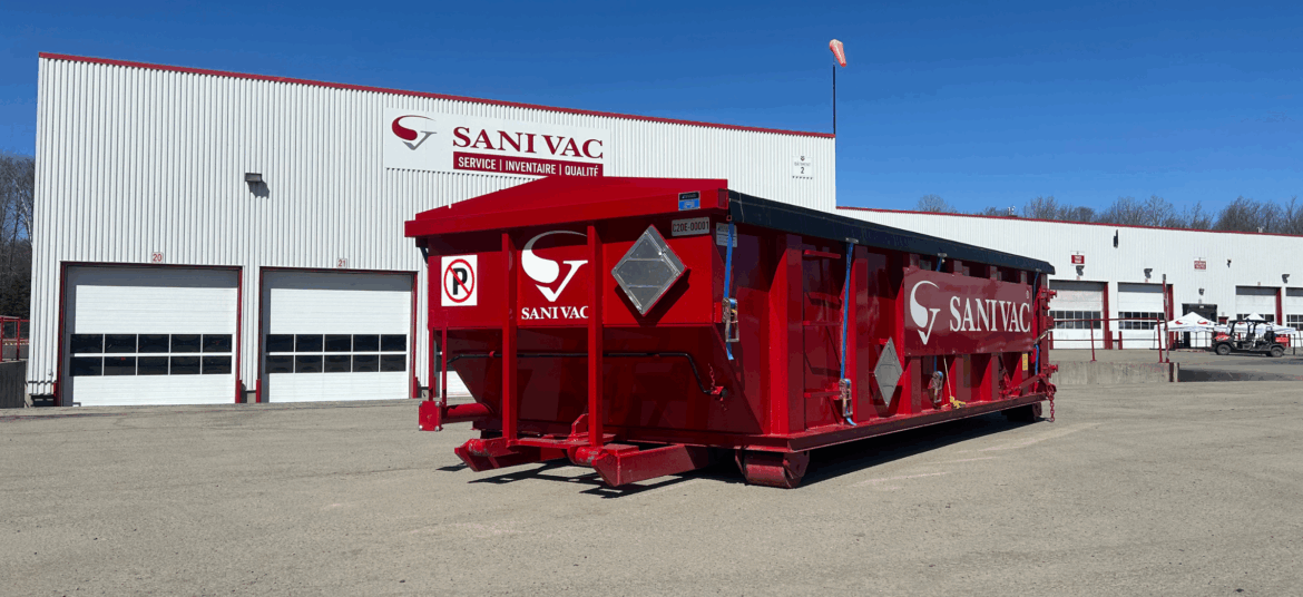 Location de conteneurs étanches - Sanivac