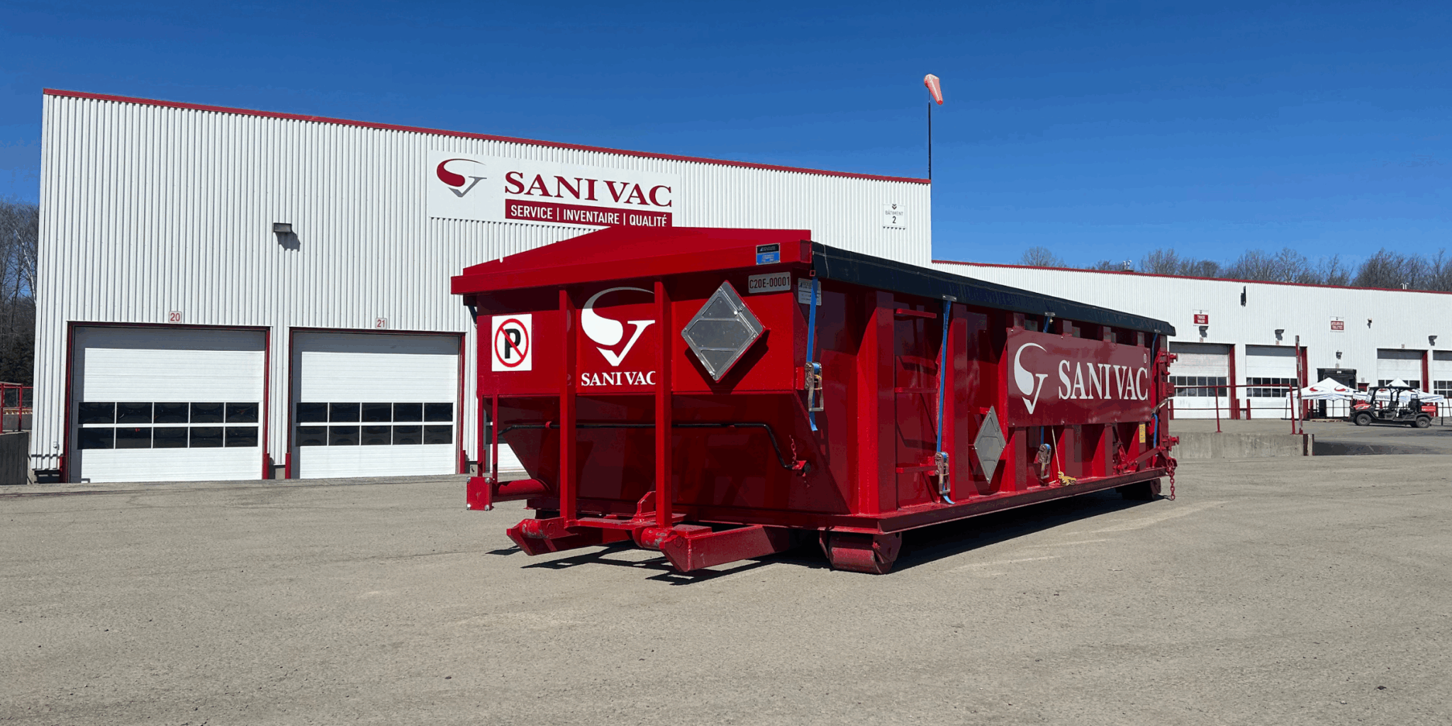 Location de conteneurs étanches - Sanivac