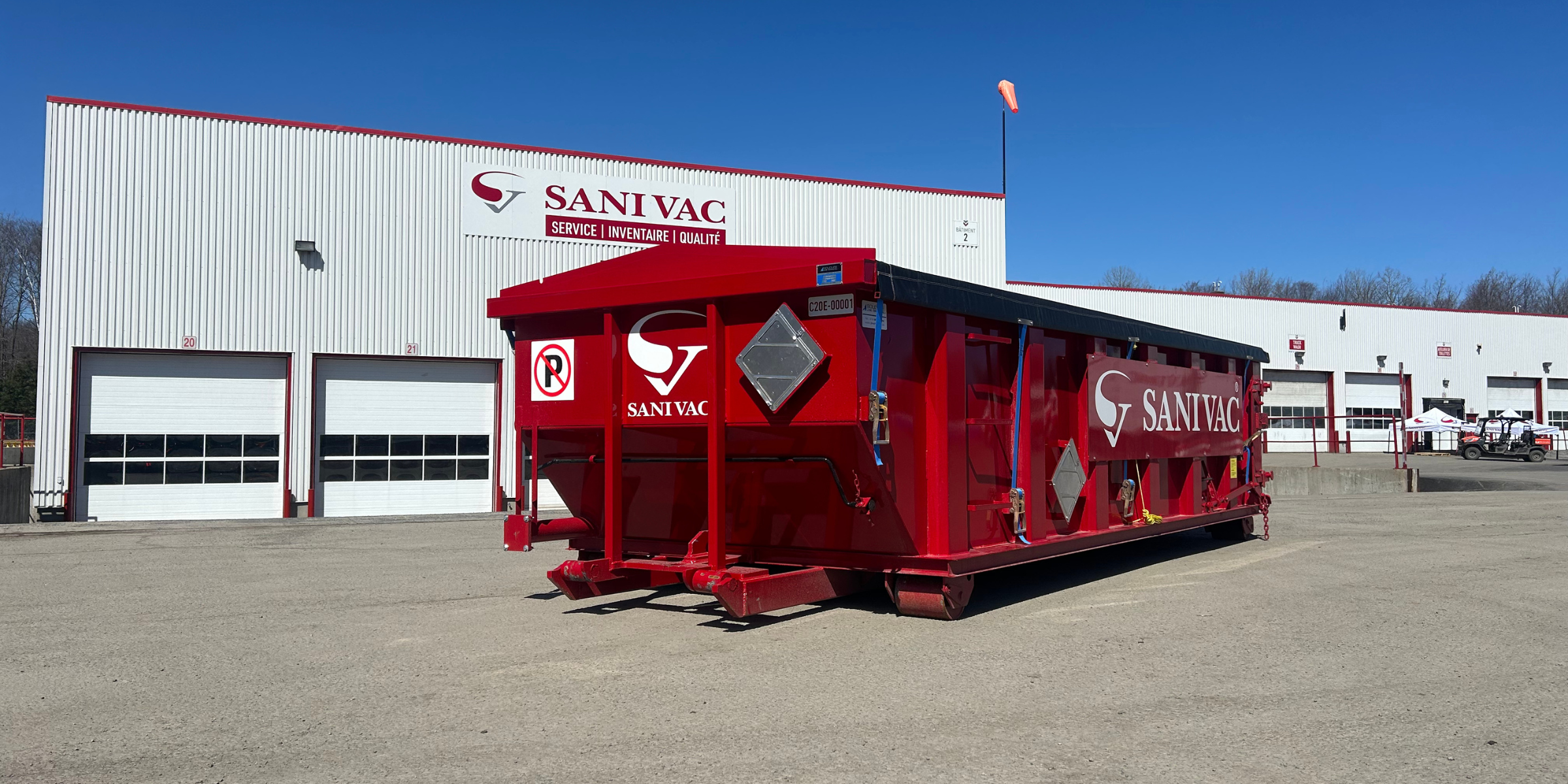 Location de conteneurs étanches - Sanivac