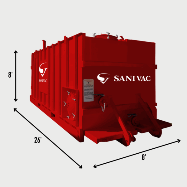 Location de conteneurs-45 verges- roll-off- frac tank
