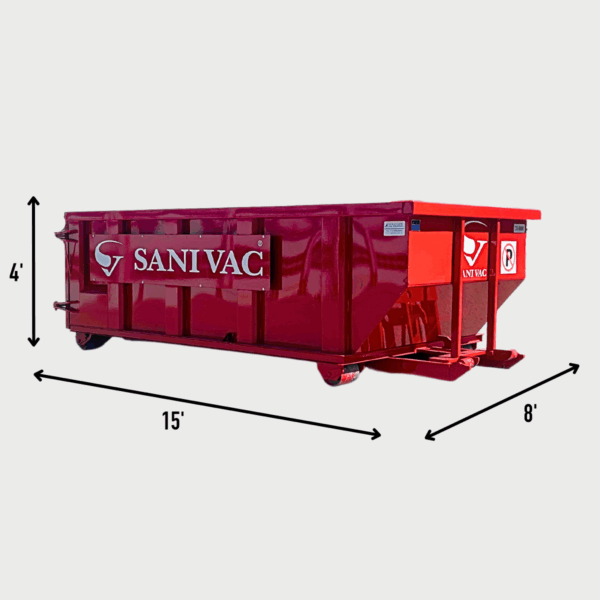 Construction Container – 15 Cubic Yards - Image 2