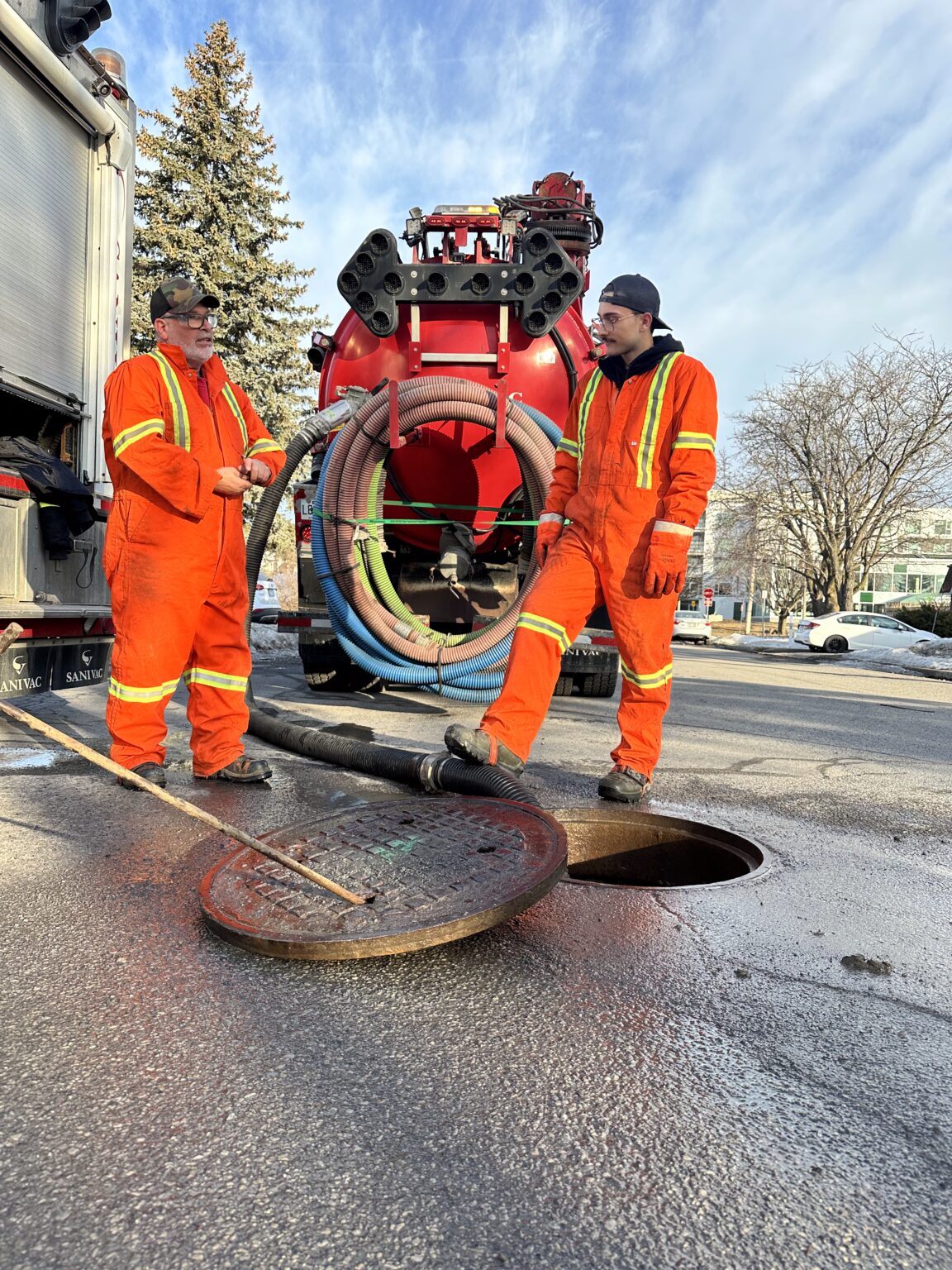 Nettoyage d'égouts - Sanivac