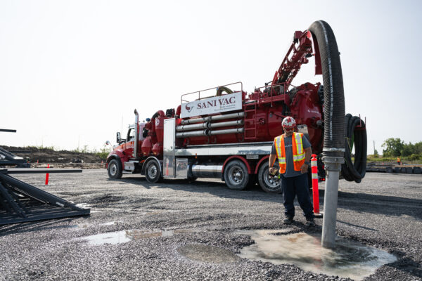 Travaux aqueduc - Sanivac - Hydro-excavation