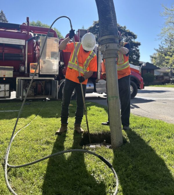 Travaux d'aqueduc - Sanivac - Hydro-excavation - Camion Hydrovac