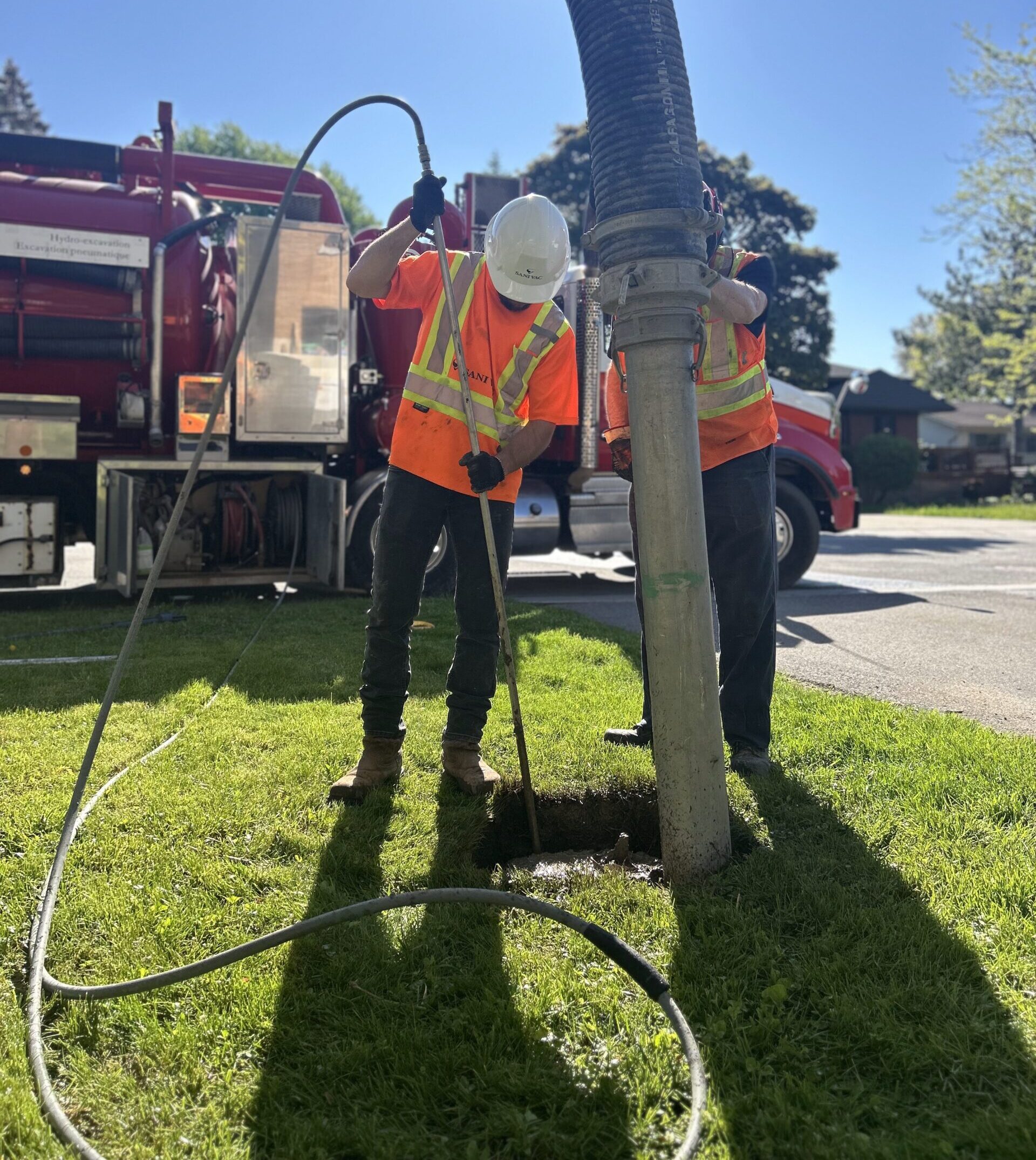 Travaux d'aqueduc - Sanivac