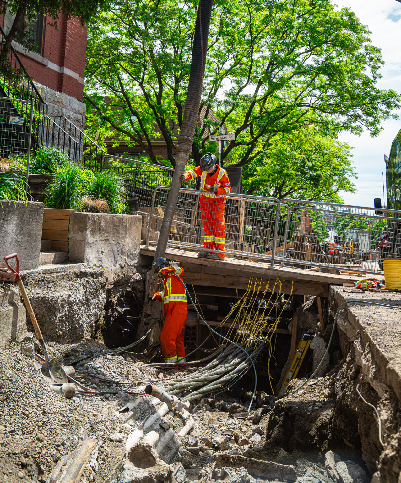 Travaux aqueduc - Sanivac - Hydro-excavation