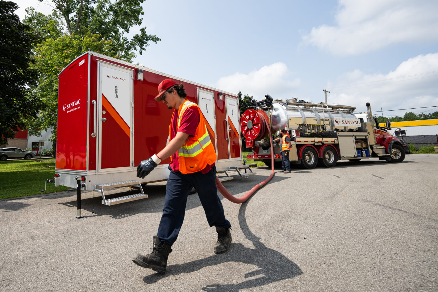 Location de roulotte sanitaires- Sanivac