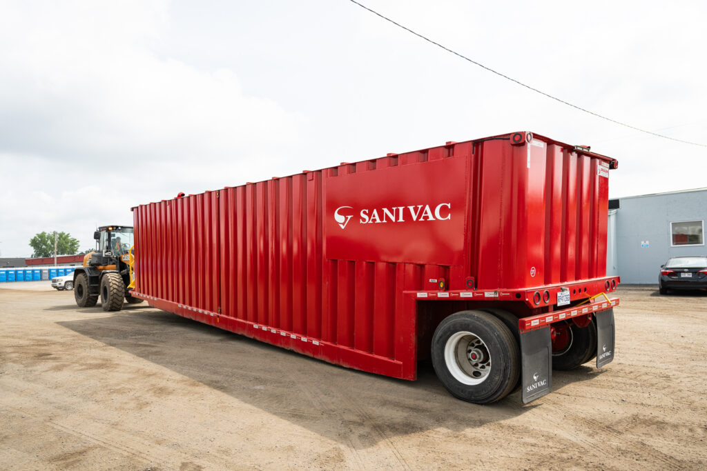 Location de réservoir - Frac tank - sanivac