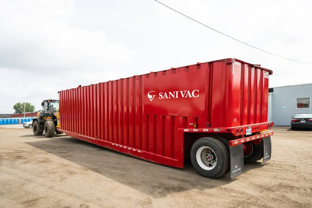 Location de réservoir - Frac tank - sanivac