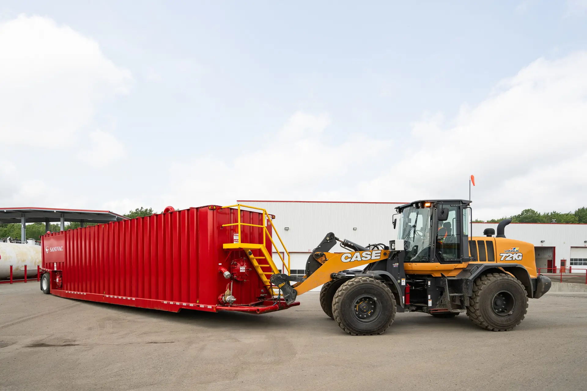 Location de réservoir - Frac tank - sanivac