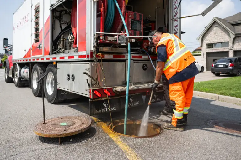 Nettoyage d'égouts & puisards - Sanivac