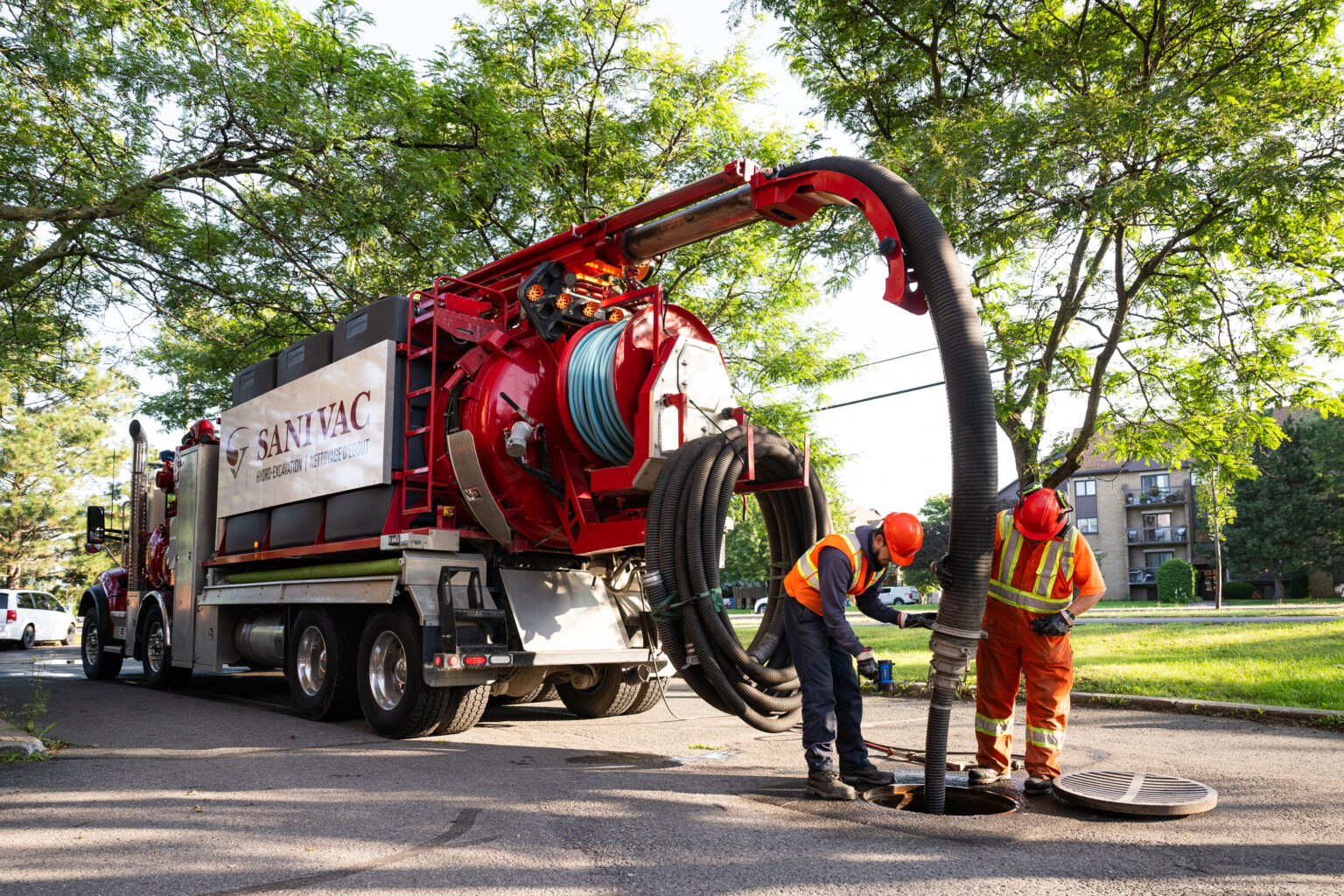 Nettoyage d'égouts & puisards - Sanivac