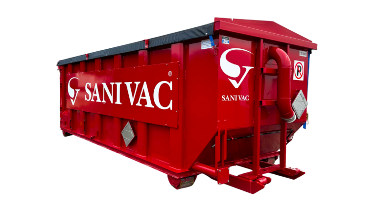 Conteneurs étanches - 30 verges - Location de conteneur -Sanivac