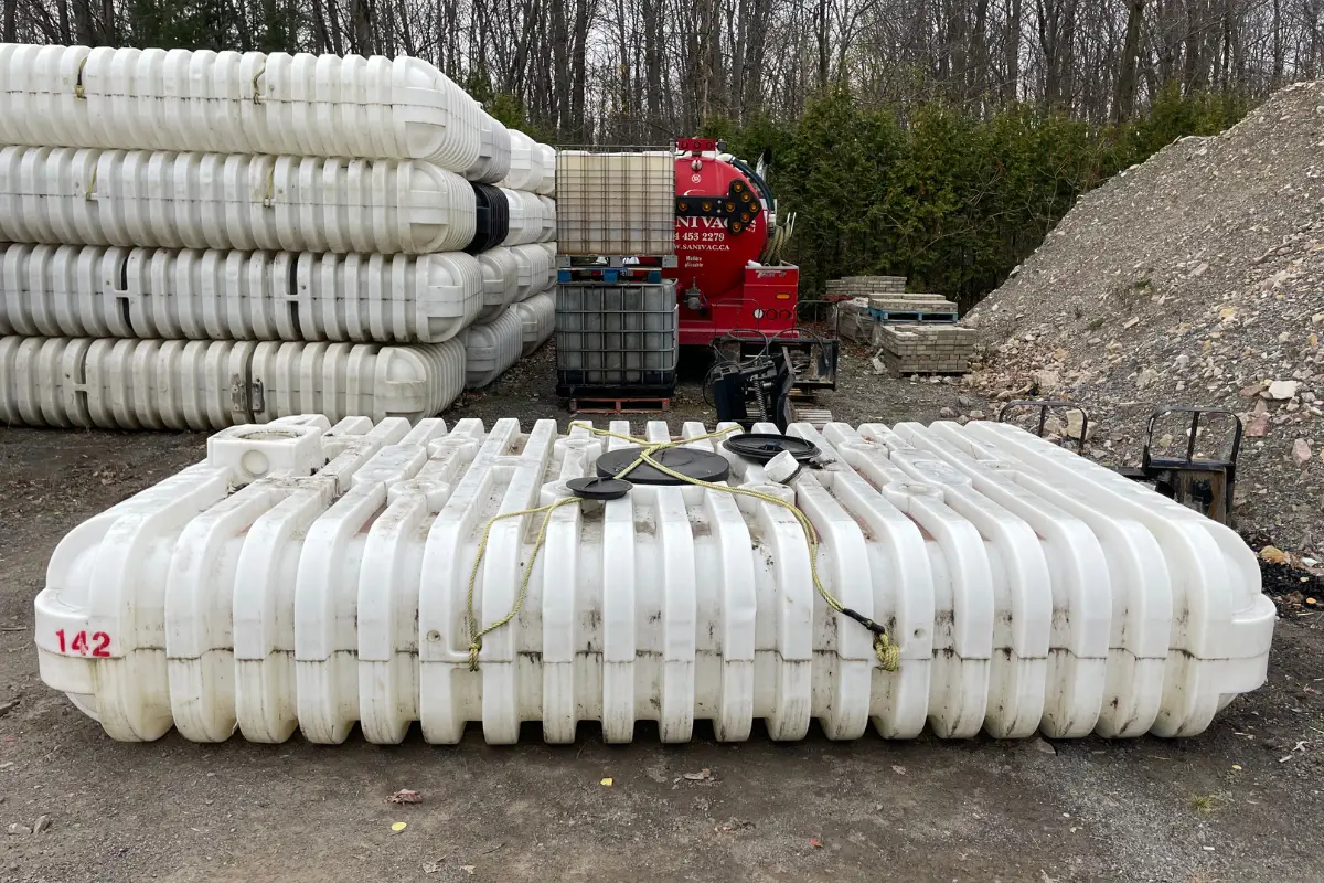 Location de réservoirs - Sanivac
