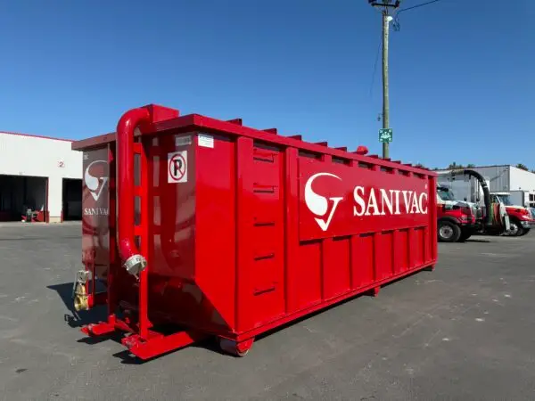 Location de réservoir et conteneur - Frac tank 45 verges - sanivac