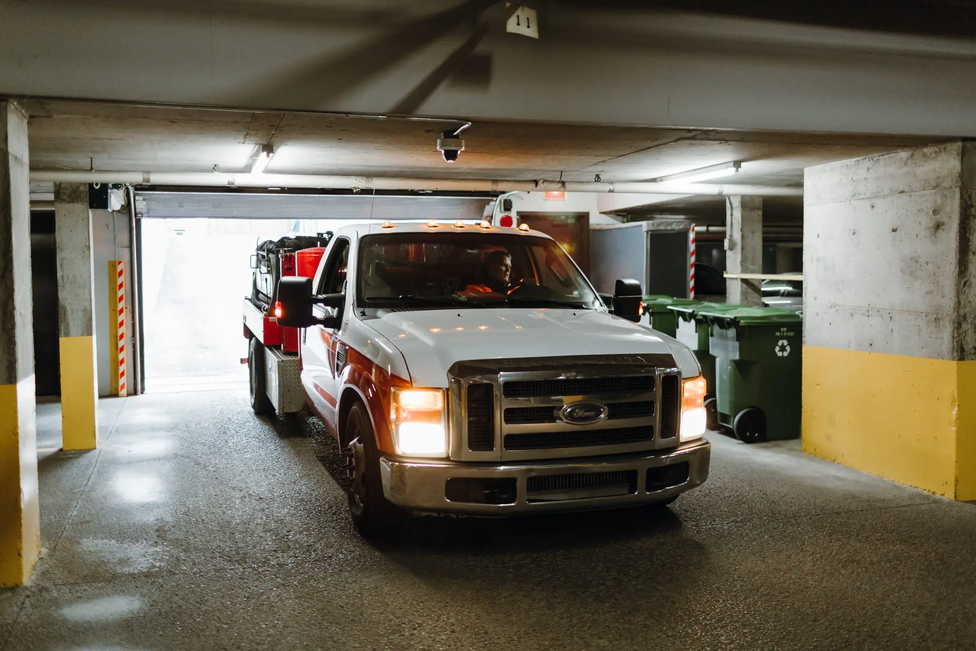 Stationnement souterrain - Garage - Entretien - Sanivac