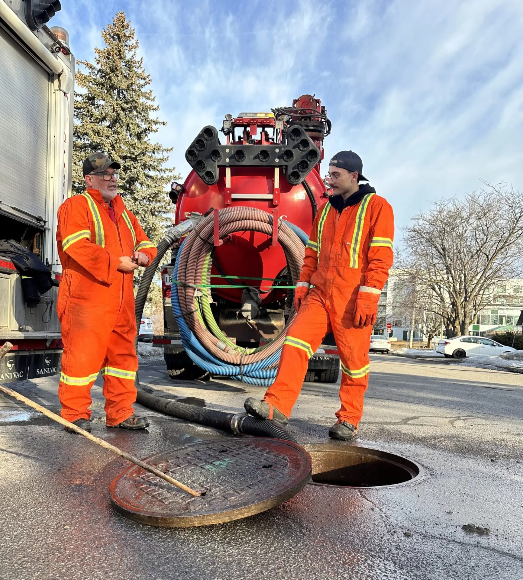 Nettoyage d'égouts - Sanivac - Pompage et entretient