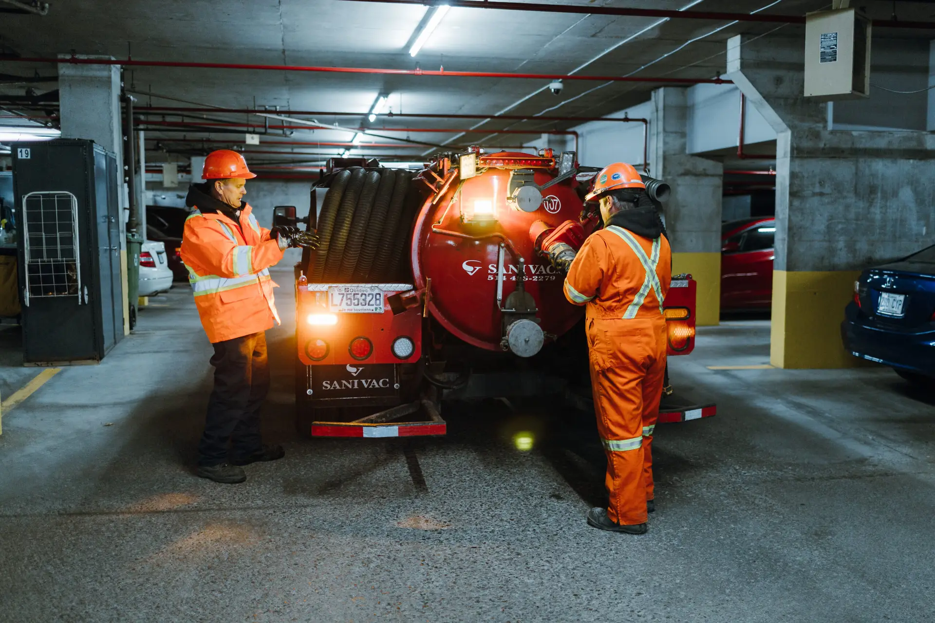 Stationnement souterrain - Garage - Entretien - Sanivac