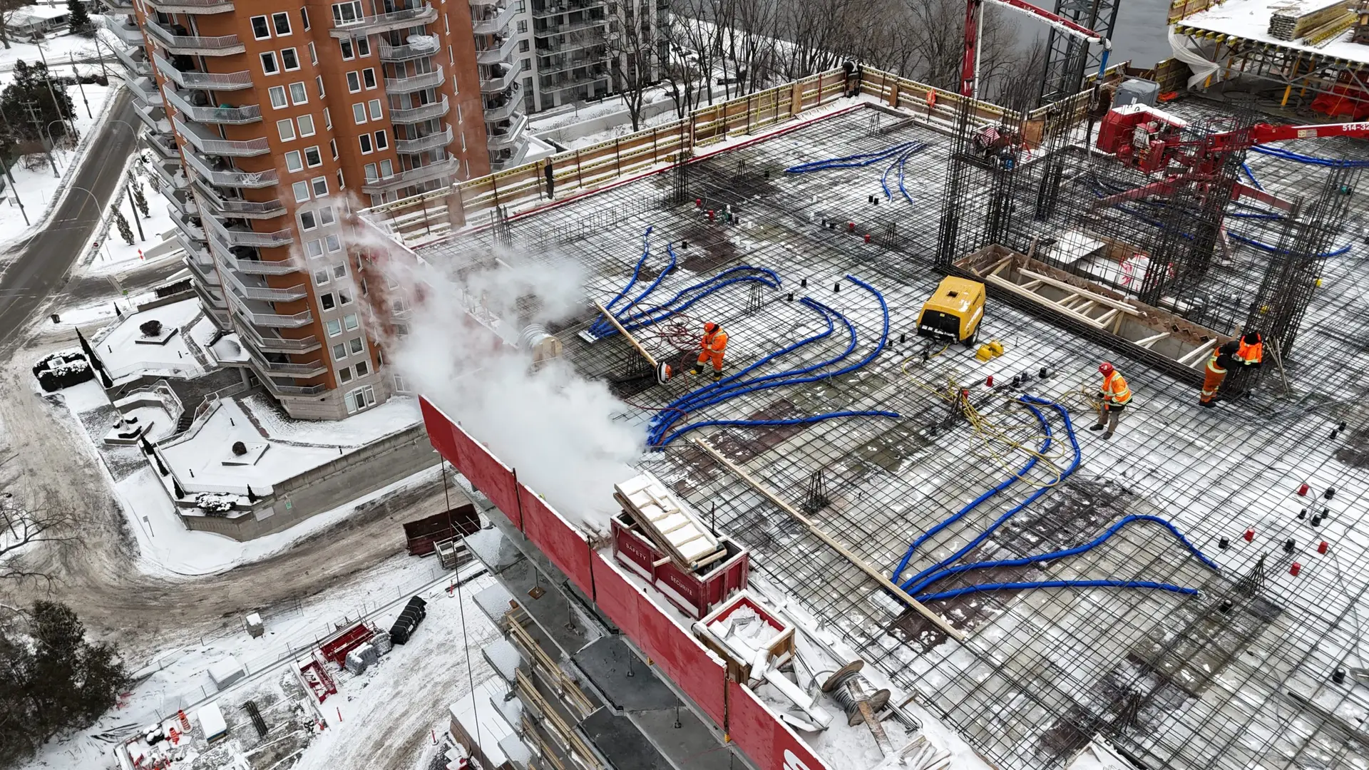 Service déglaçage - dégel - chantier