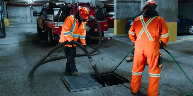 Entretien de drain de garage - Nettoyage et entretien - Sanivac