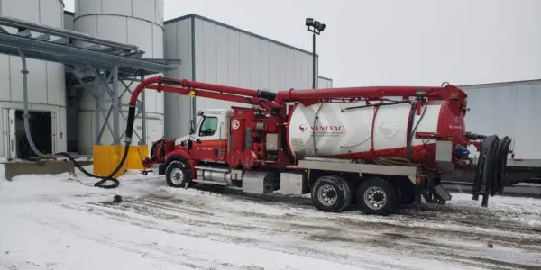 Pompage a sec - Pompage et nettoyage - Sanivac